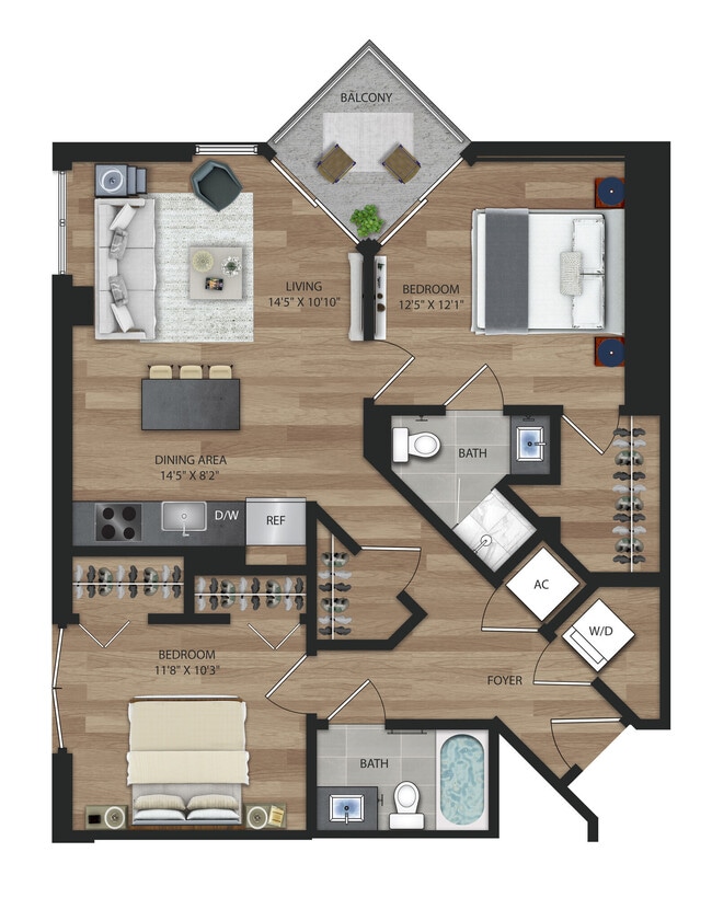 Floorplan - Bezel Miami Worldcenter