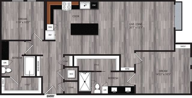 Floorplan - The Cooper