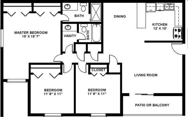 Floorplan - 10 West Apartments
