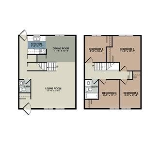 4 Bedroom - Sahlman Townhouses West