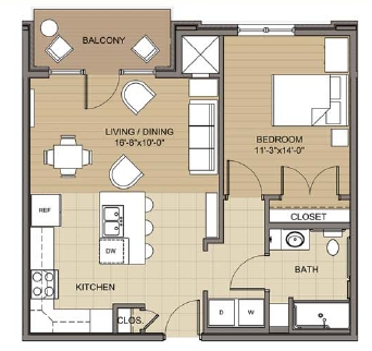 1BR/1BA - Edgewood Village