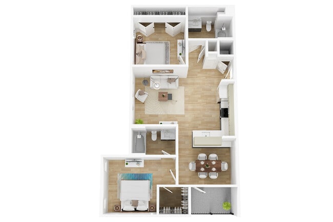 2B Floor Plan A - Urbanpolitan