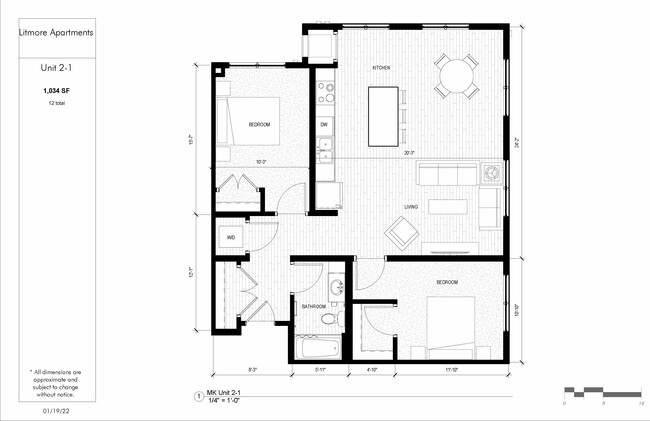 Floorplan - Litmore Apartments