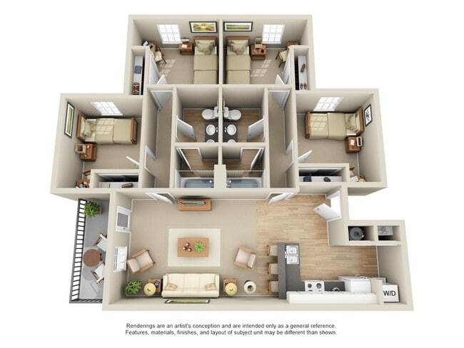 D1UR Four Bedrooms - Ascension at Ironwood