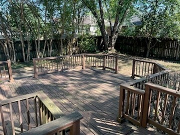 Large, fenced backyard - 346 N Birchwood Dr