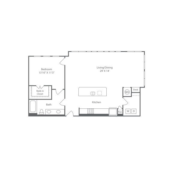 Floorplan - The Fairmount at Oak Lawn