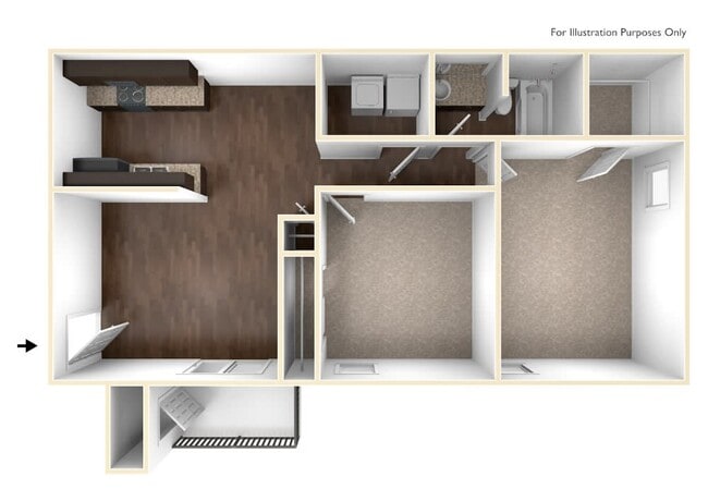 Floorplan - 300 Riverside Apartments