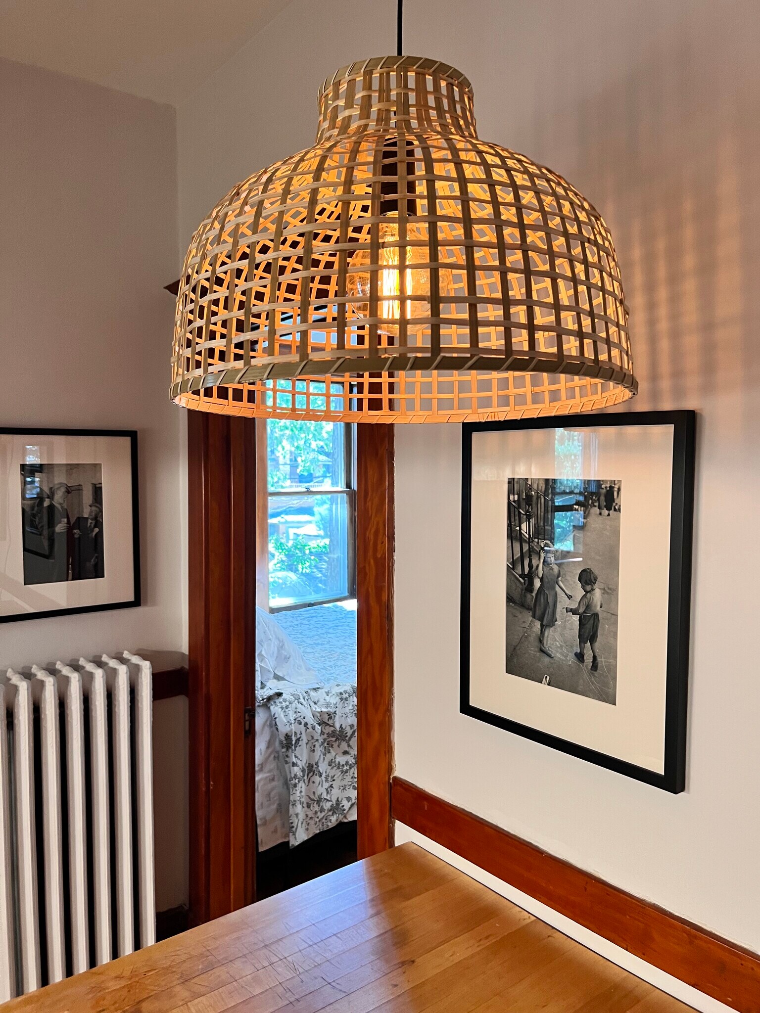 Original paintings and works of historic art create a warm environment. - 2424 Stevens Ave