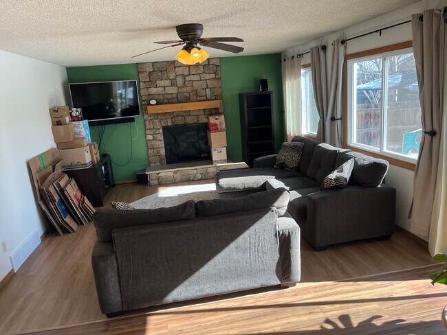 Ceiling fan and newer windows for fresh air circulation - 2619 15th Ave
