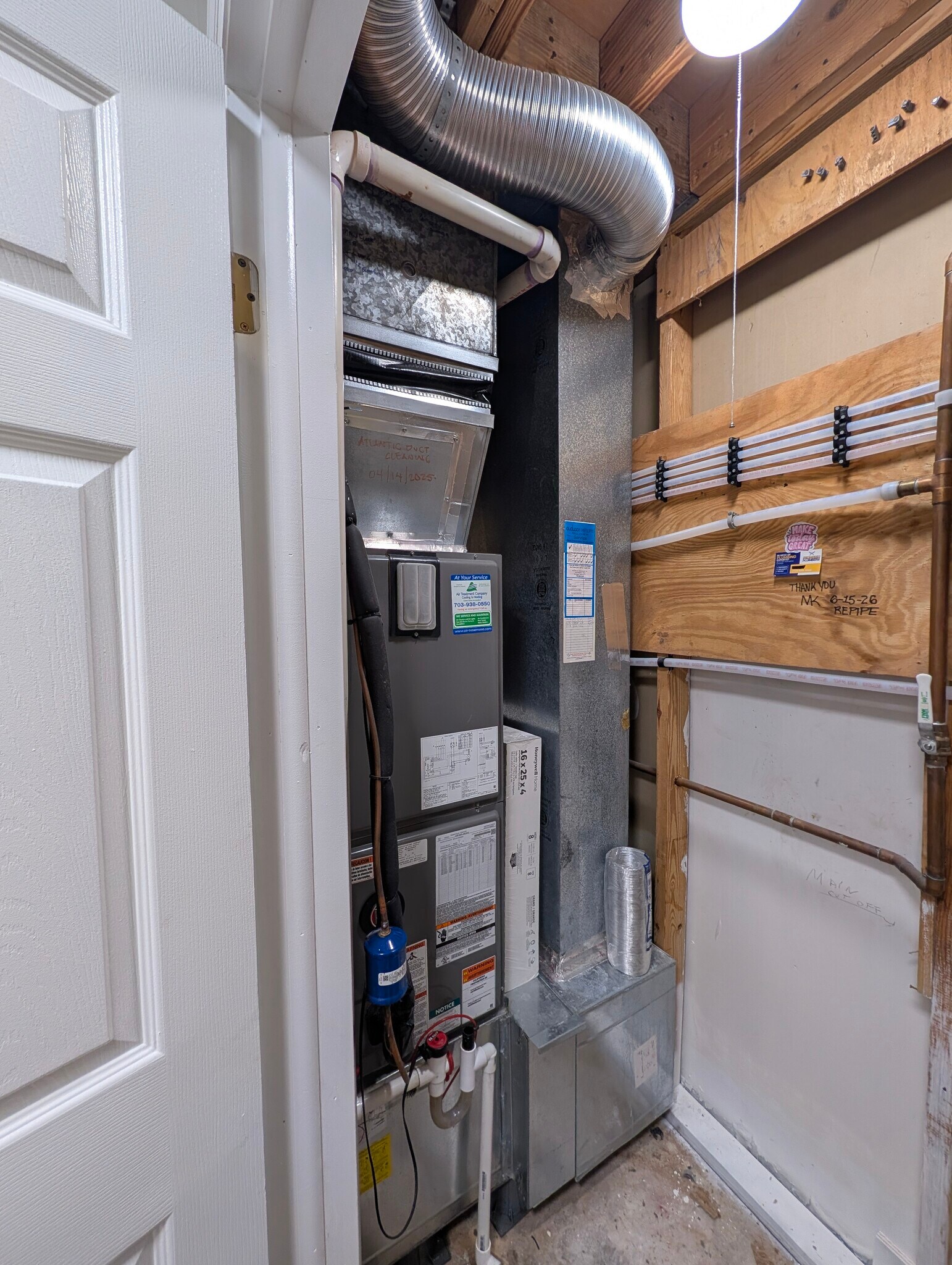 Ground Level HVAC Closet - 14141 Betsy Ross Ln