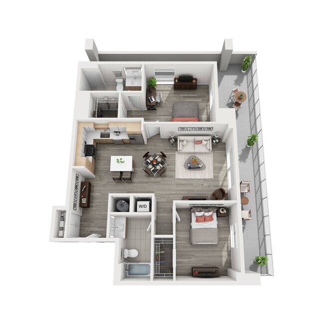 Motion at Dadeland B6 Floor Plan - Motion at Dadeland