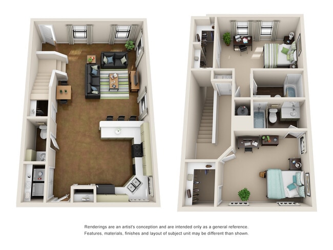 2BR/2.5BA - The Villas at Riverbend