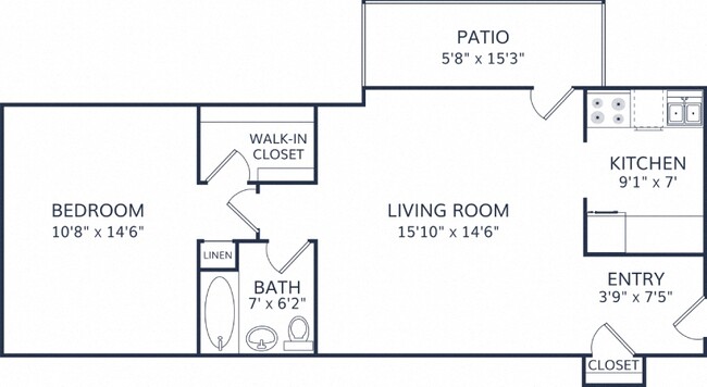 Floorplan - Vesty Park Flats