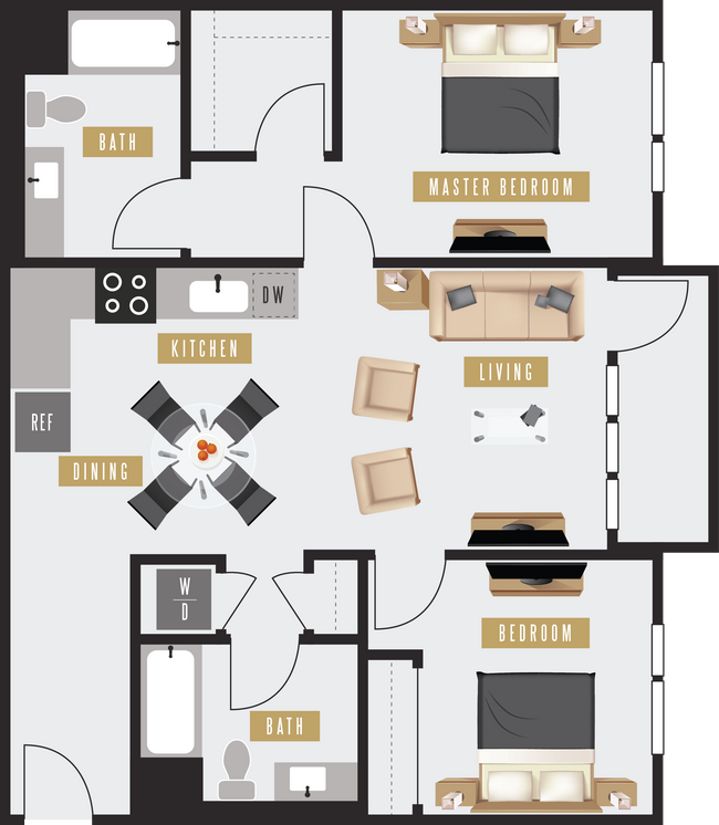 Floorplan - Axis Oakland