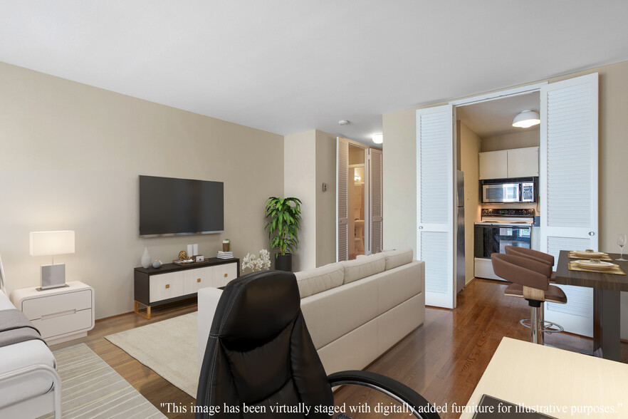 Living Room--Virtually Staged - 21 W Goethe St