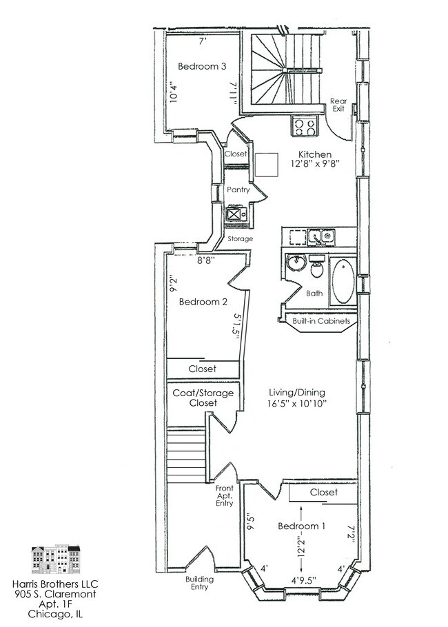 Floorplan - 905 S Claremont