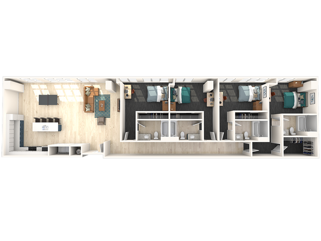 D5 Floor Plan - Lumen in Birmingham