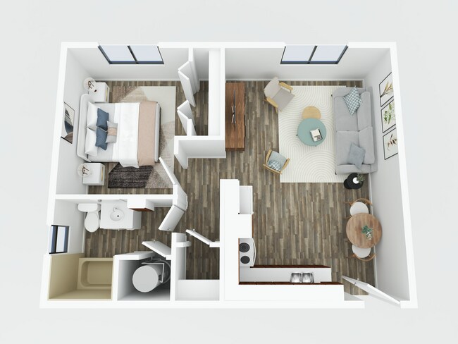 Building Photo - Renovated 1 Bed, 1 Bath Apartment at the Brookside Apartments!