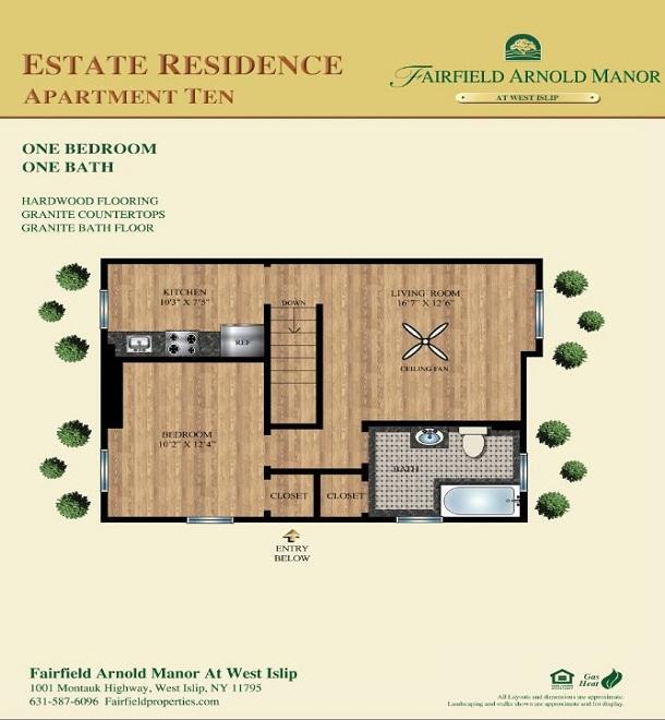 Floorplan - Fairfield Arnold Manor At West Islip