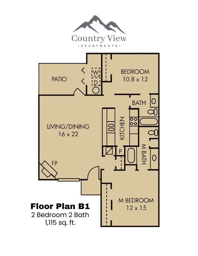 Floorplan - Country View Apartments