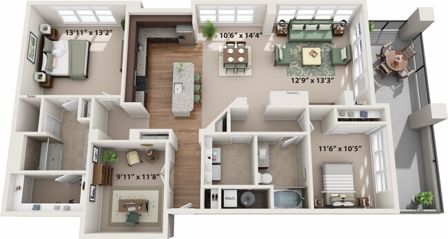 Floorplan - Amberley at Inverness