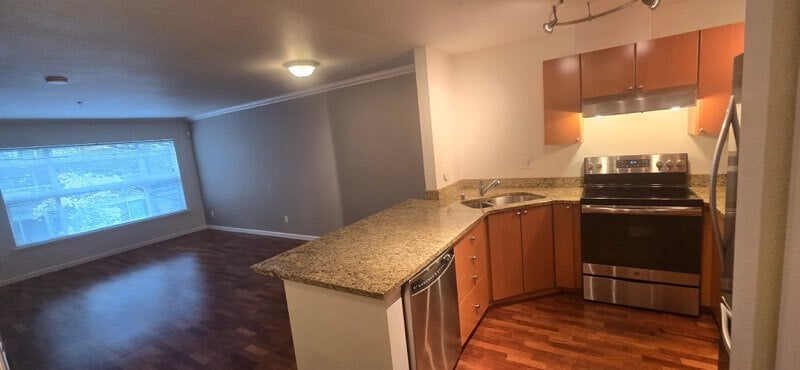 Kitchen looking into Family Room - 621 5th Ave N