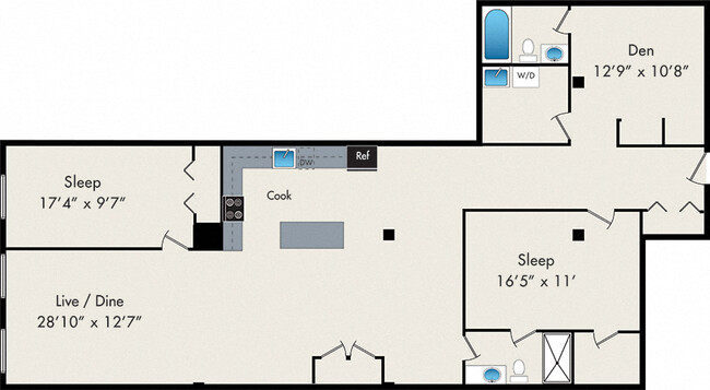 Floorplan - The Lofts at Gin Alley