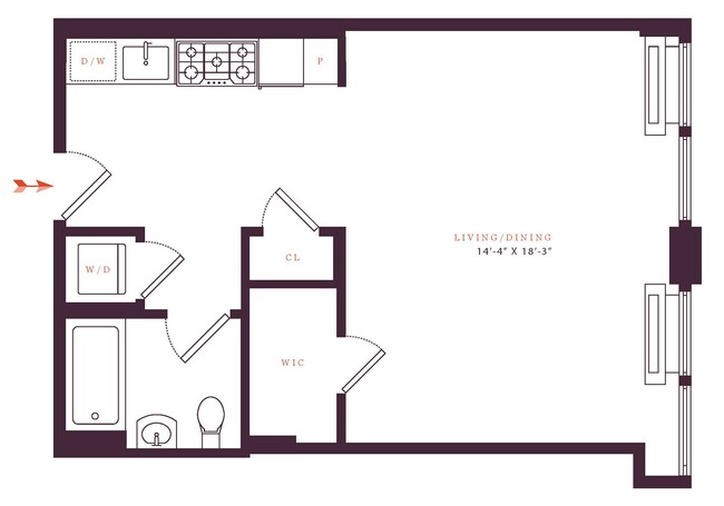 Floorplan - The Nathaniel