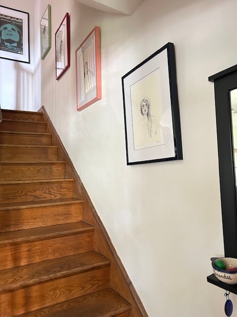 stairs to second floor - 3723 W St NW