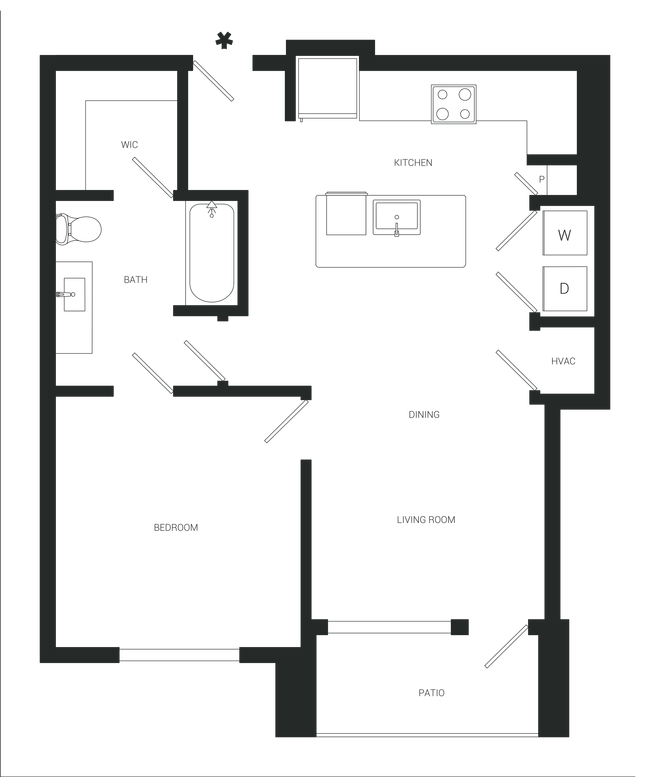 Floorplan - The Samford Glenn Apartments