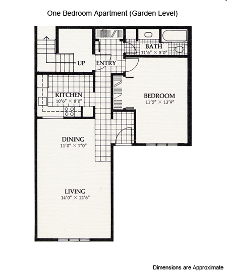 1BR/1BA - Brookhaven Apartments