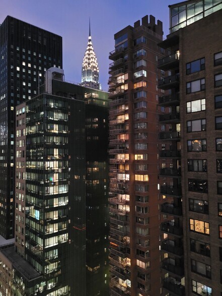 Night time Balcony View - 250 E 40th St