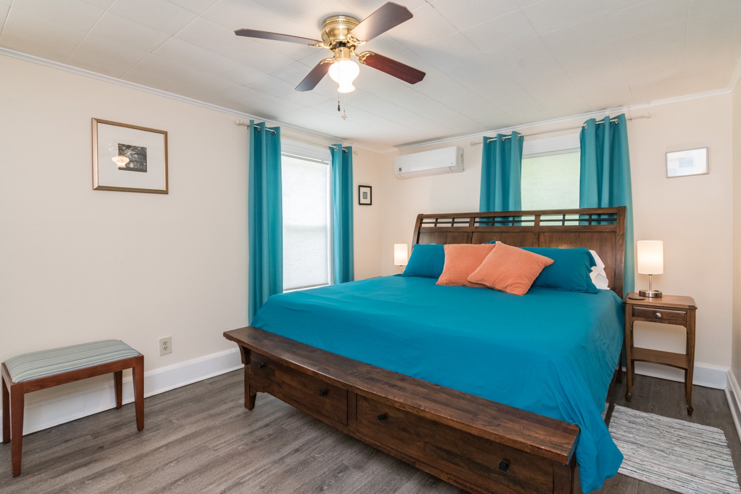 Primary bedroom spacious and fits a king bed - 5 Greenwood Ct