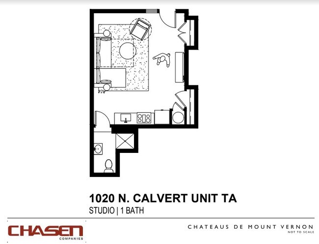 Floorplan - Chateaus at 1020 N Calvert