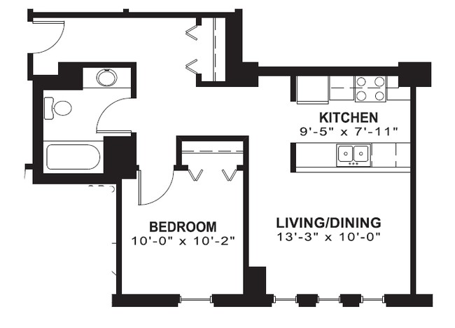 1BR/1BA - Historic Louis Joliet Apartments