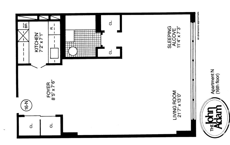 Floor Plan - 101 W 12th St