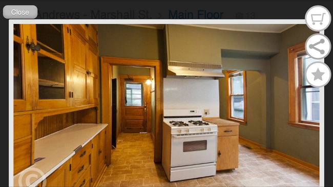 Main level kitchen - 1810 Marshall Ave