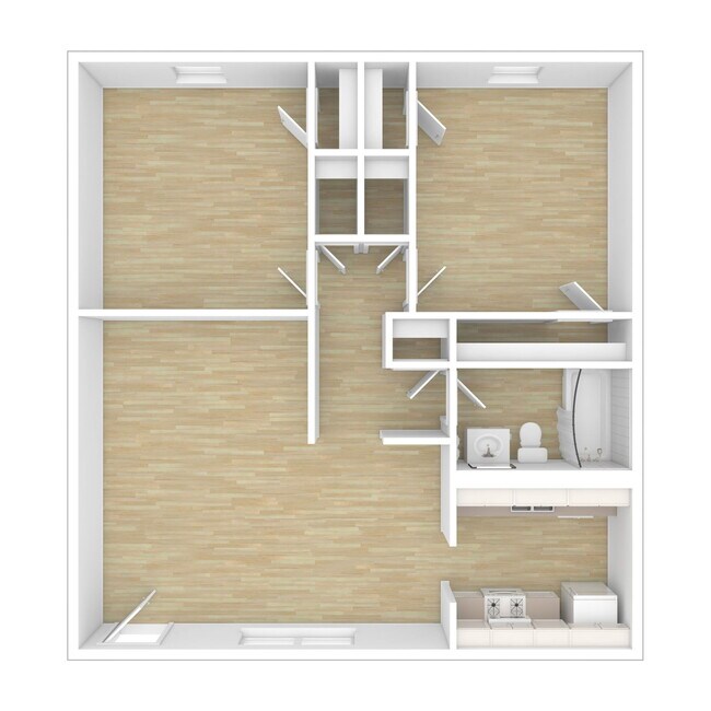 Floorplan - Sunset Apartments