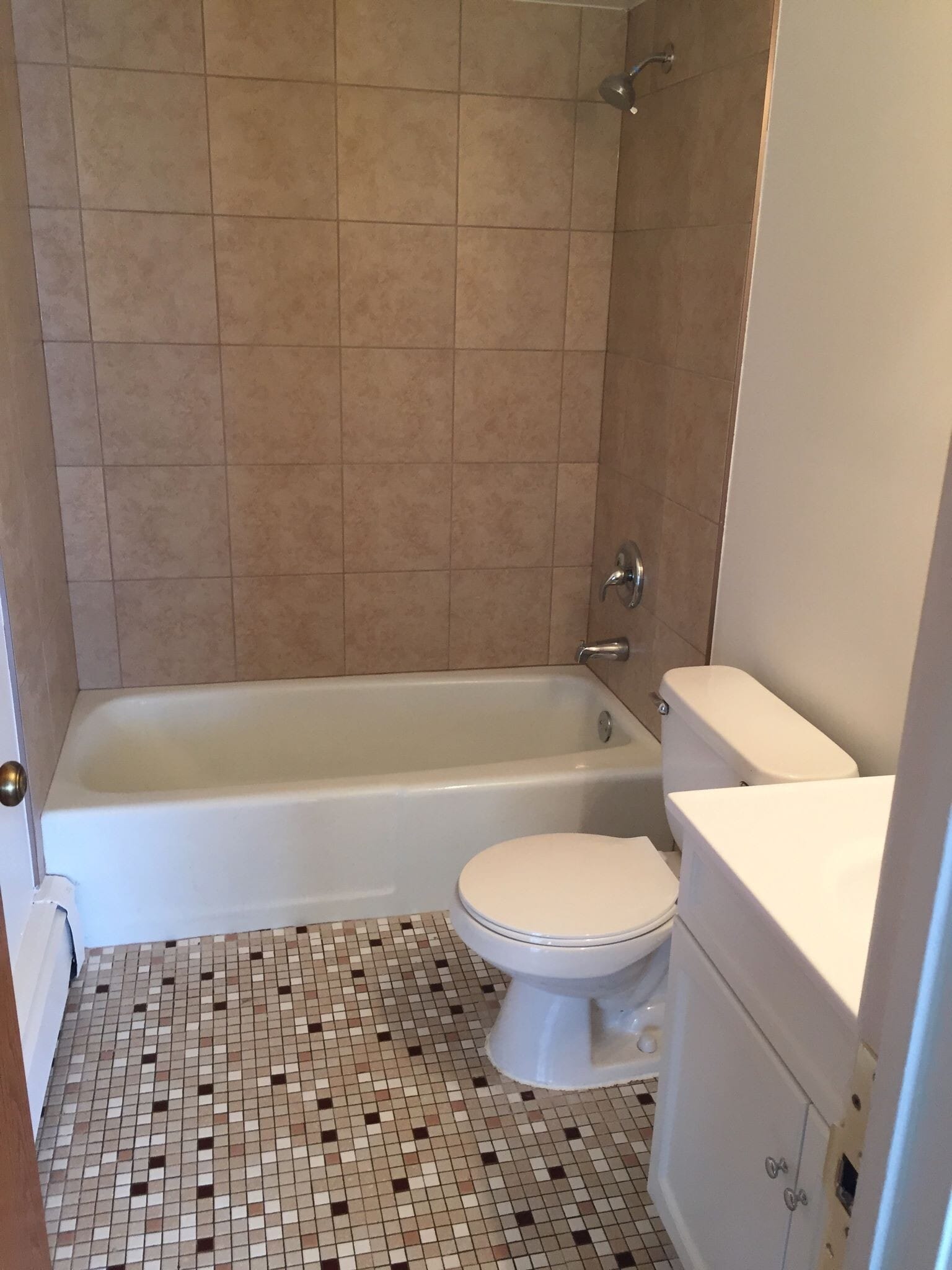 New shower surround and vanity - 12715 S La Crosse Ave