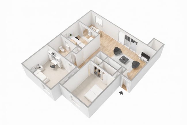 Floorplan - Pickwick Farms Apartments