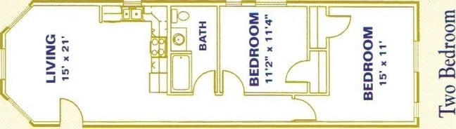 2BR/1BA - Village at Sheridan Meadows