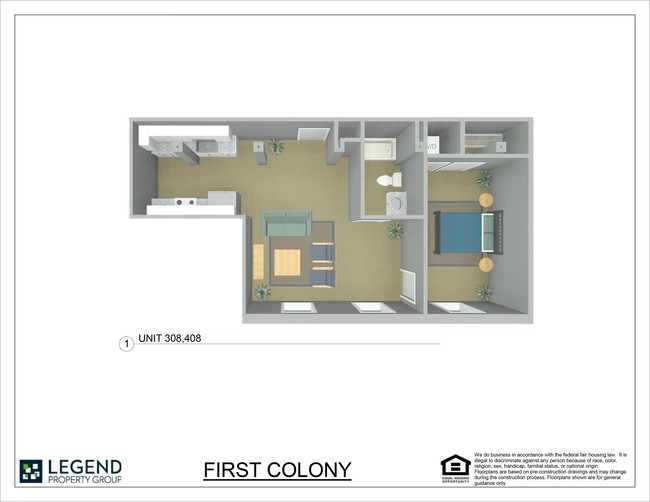 Floorplan - First Colony Flats