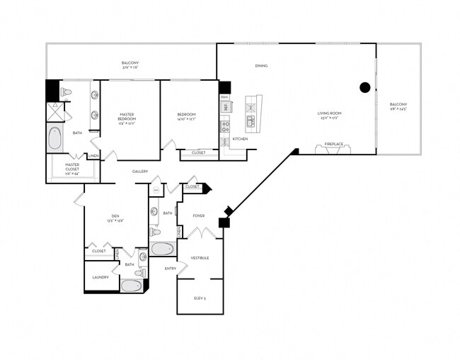 Floorplan - The Heights at Park Lane