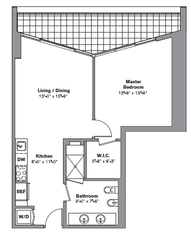 1BR/1BA - Icon Brickell Tower 2