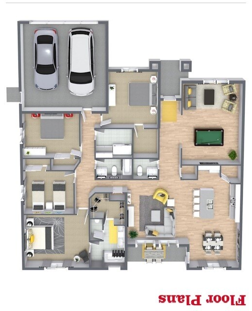 Open floor plan - 2742 Valley View St