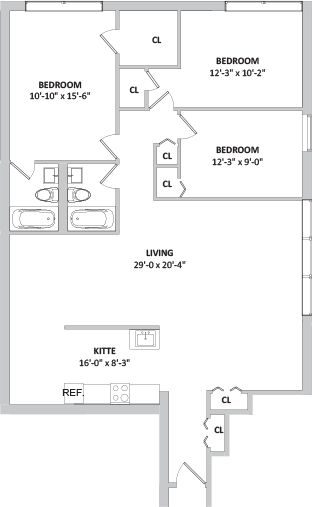 Floorplan - 1350 Fifteenth Street