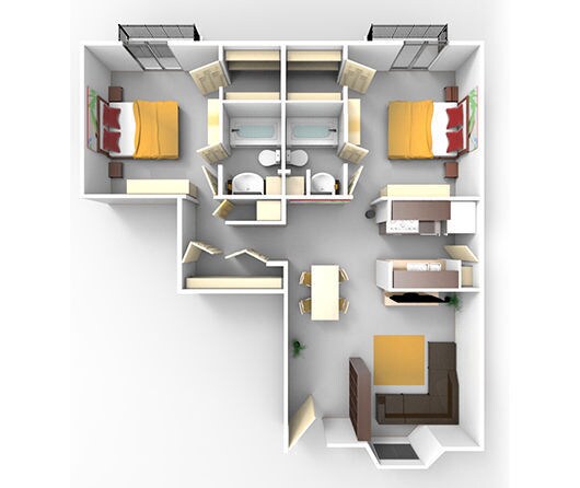 Floorplan - 7979 Westheimer Apartments