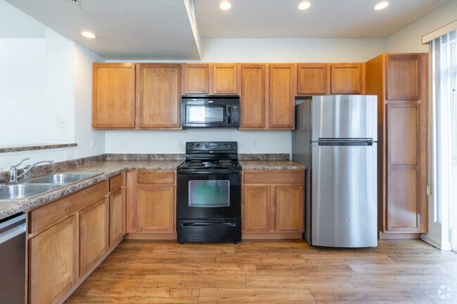 2BR, 2BA - 1,383SF - Kitchen - Village at City Center