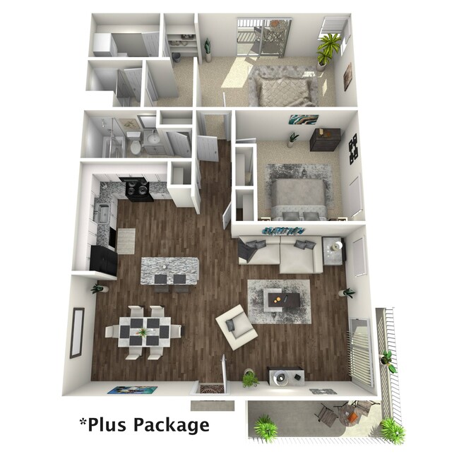 Floorplan - Whispering Hills Apartments