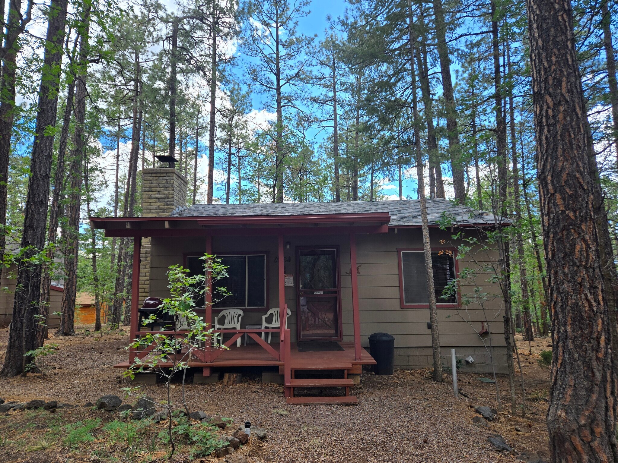 Cabin 2 Outside - 165 E White Mountain Blvd